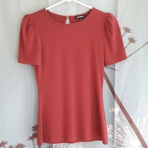 Express puff sleeve top NWOT